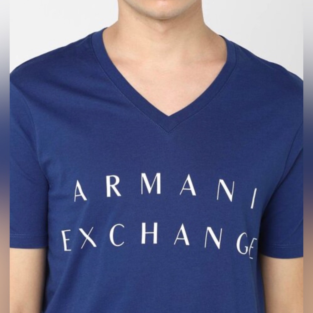 Armani exchange blue t-shirt size medium